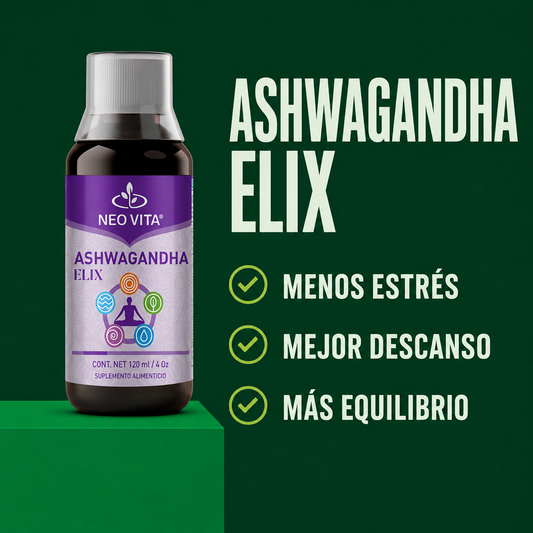ASHWAGANDHA ELIX | Adaptógeno para el Estrés del Día a Día