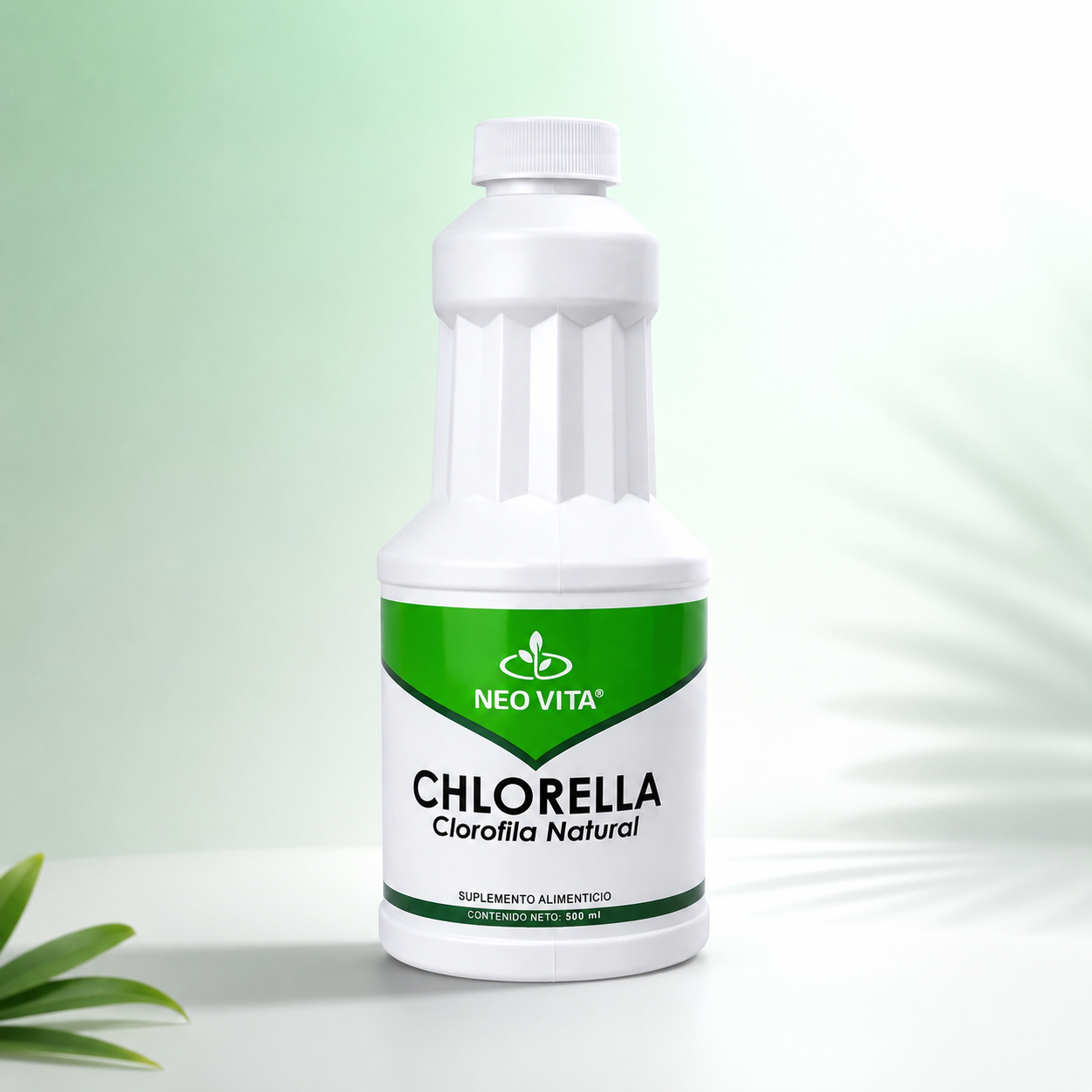 natural-detox-500ml.jpgCHLORELLA NEOVITA clorofila natural líquida para detox, botella blanca de 500ml
