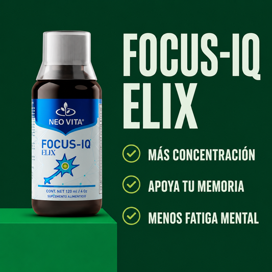 FOCUS-IQ ELIX | Concentración y Energía Mental