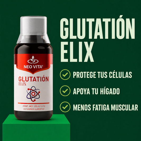 GLUTATIÓN ELIX | Antioxidante Maestro para Células e Hígado