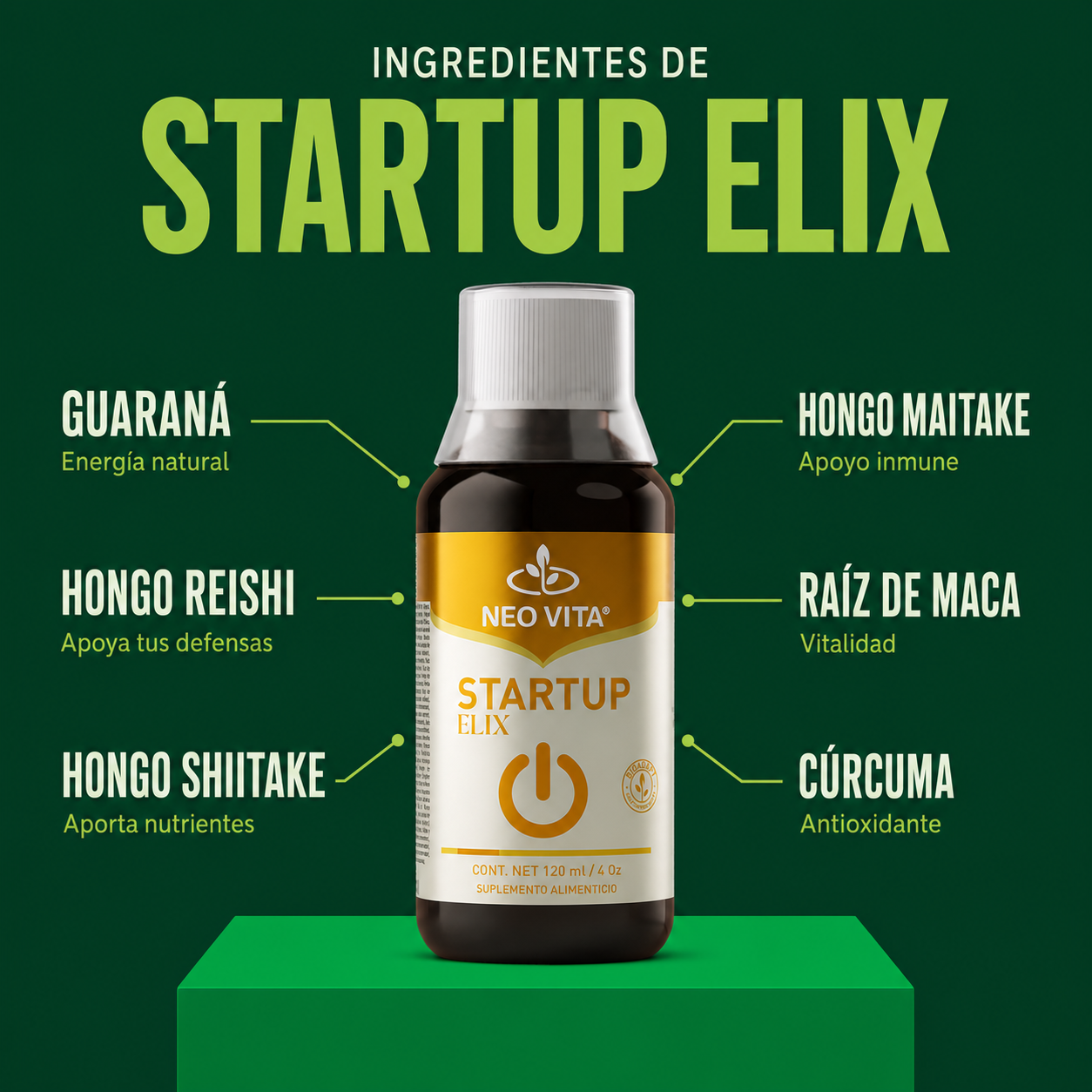 STARTUP ELIX | Energía y Rendimiento Físico