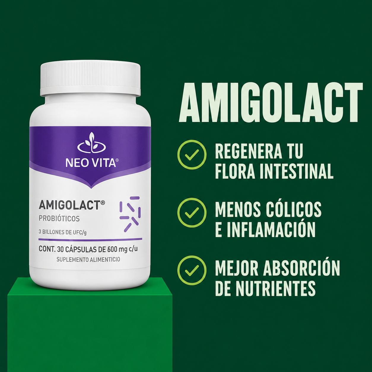 AMIGOLACT | Probióticos para la Flora Intestinal