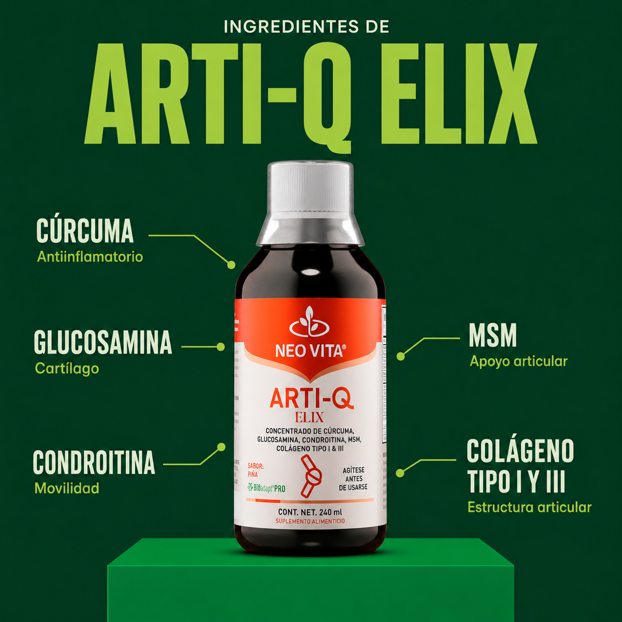ARTI-Q ELIX | Movilidad Articular y Síntesis de Colágeno