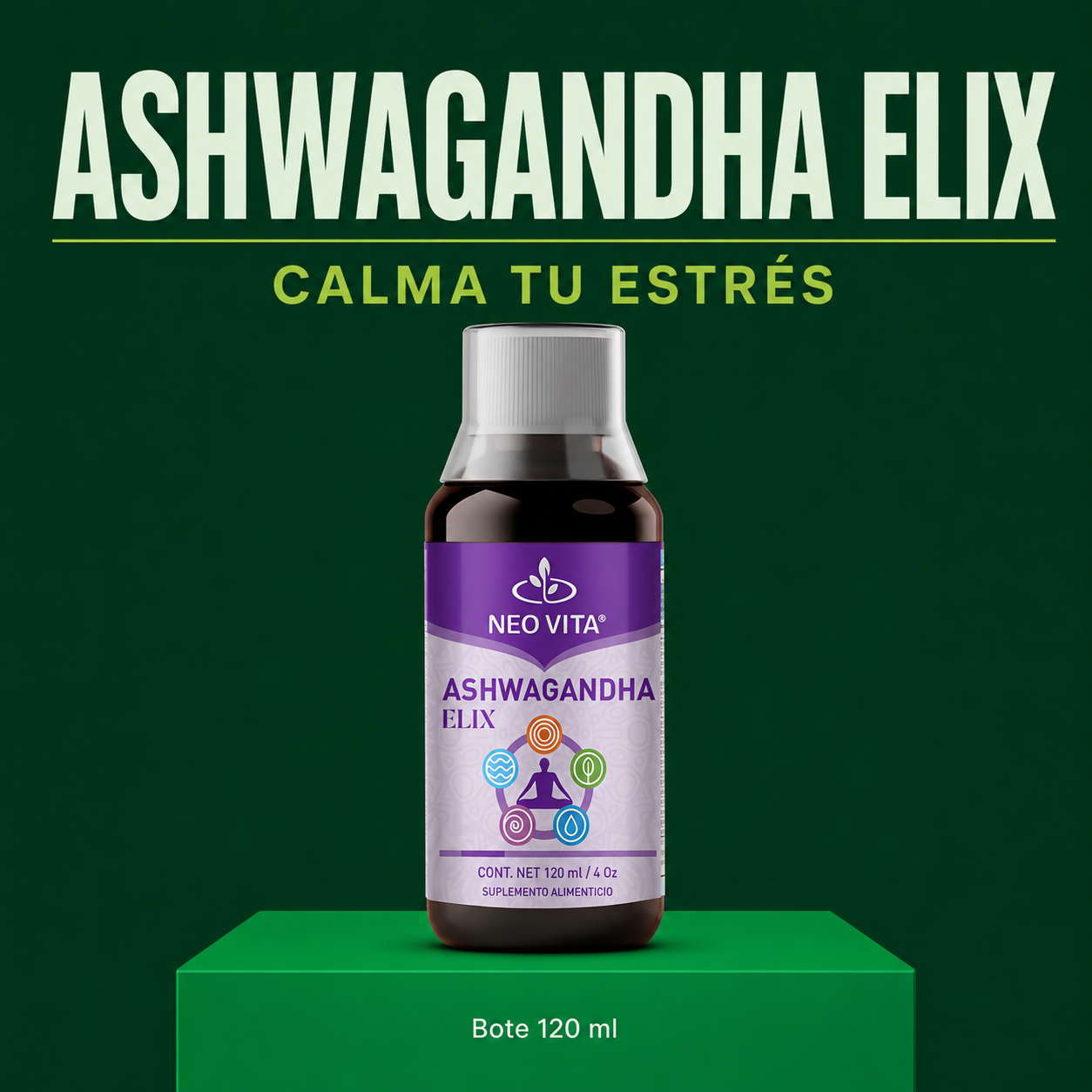 ASHWAGANDHA ELIX | Adaptógeno para el Estrés del Día a Día