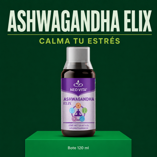ASHWAGANDHA ELIX | Adaptógeno para el Estrés del Día a Día
