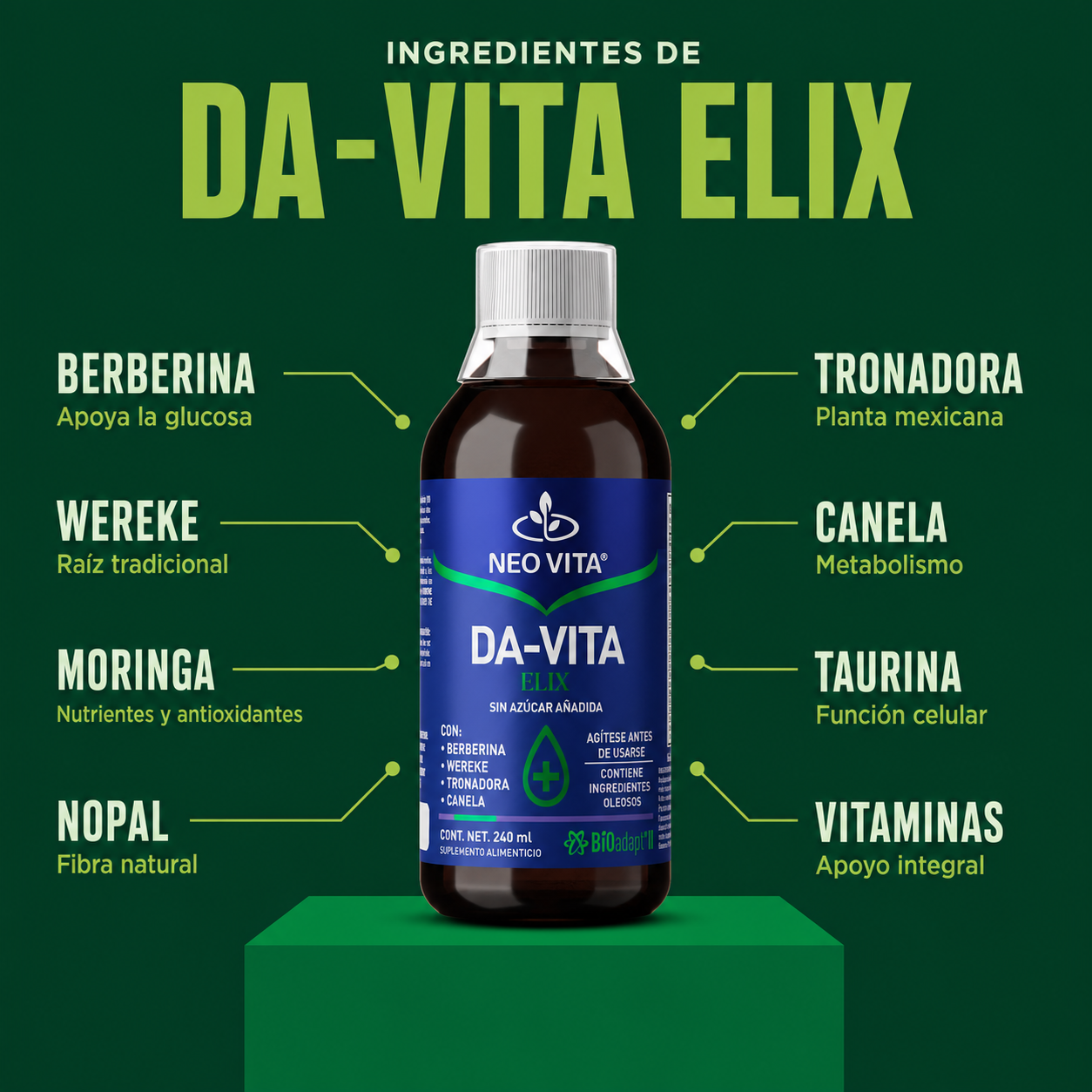 DA-VITA ELIX | Apoyo al Metabolismo de los Azúcares