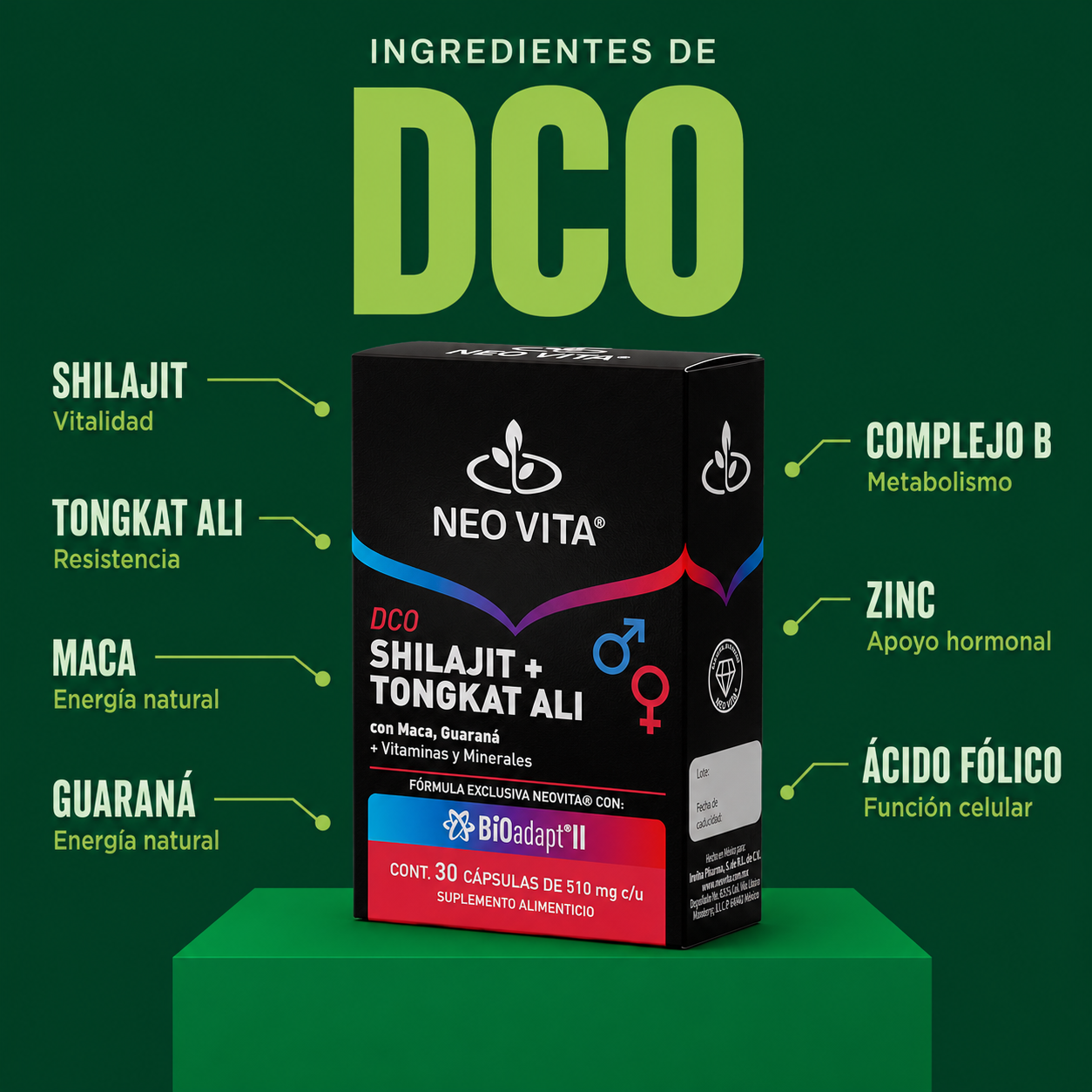 DCO | Vitalidad y Energía para Él y para Ella