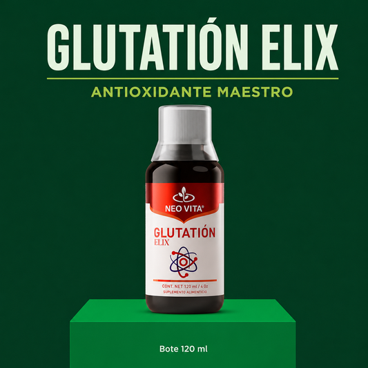 GLUTATIÓN ELIX | Antioxidante Maestro para Células e Hígado