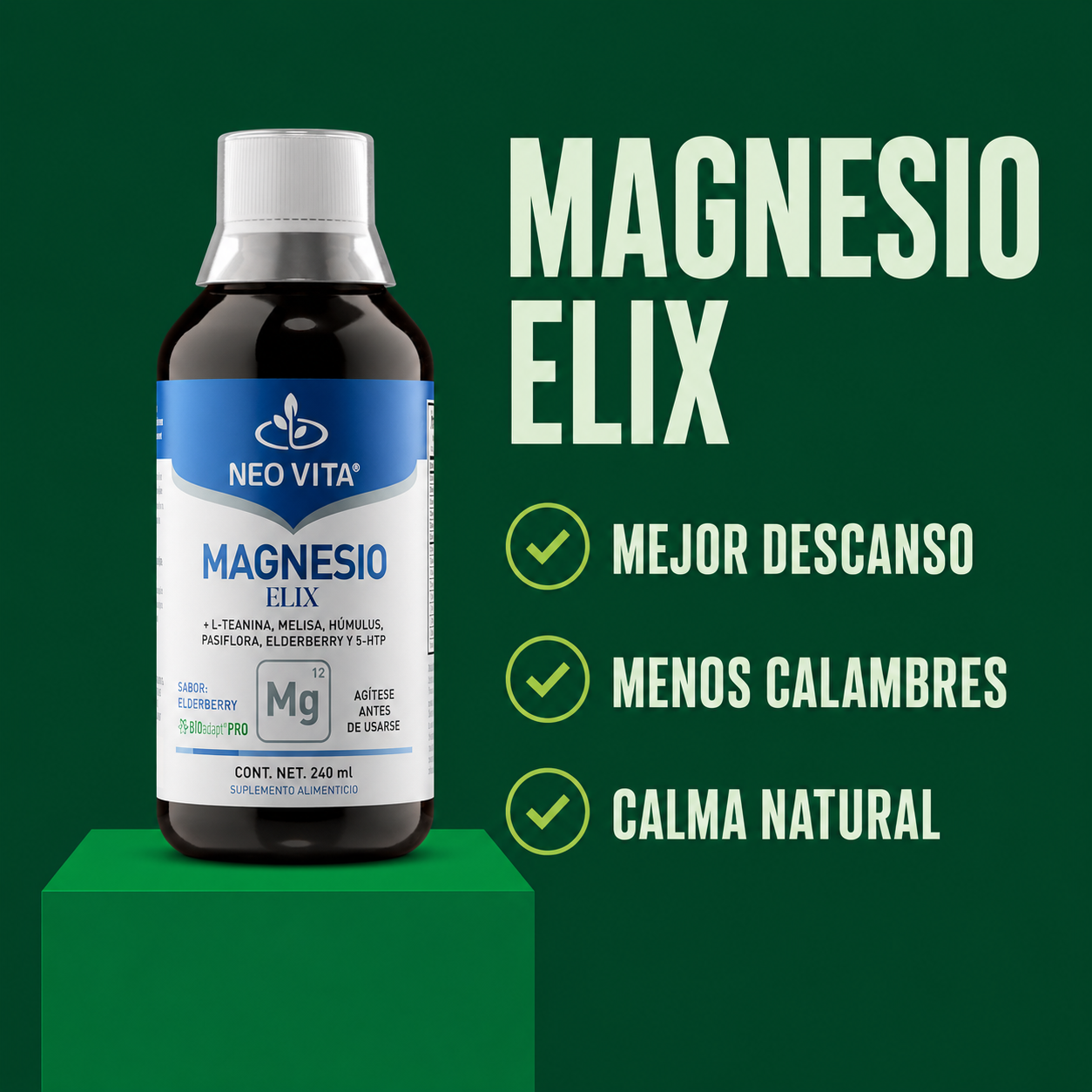 MAGNESIO ELIX | Relajación, Descanso y Sistema Nervioso