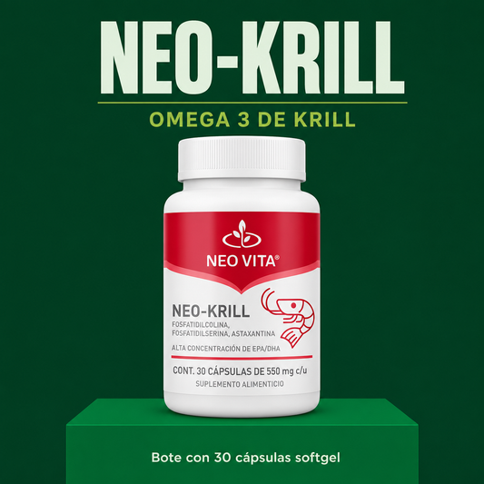 NEO-KRILL | Omega 3 con Astaxantina para el Corazón