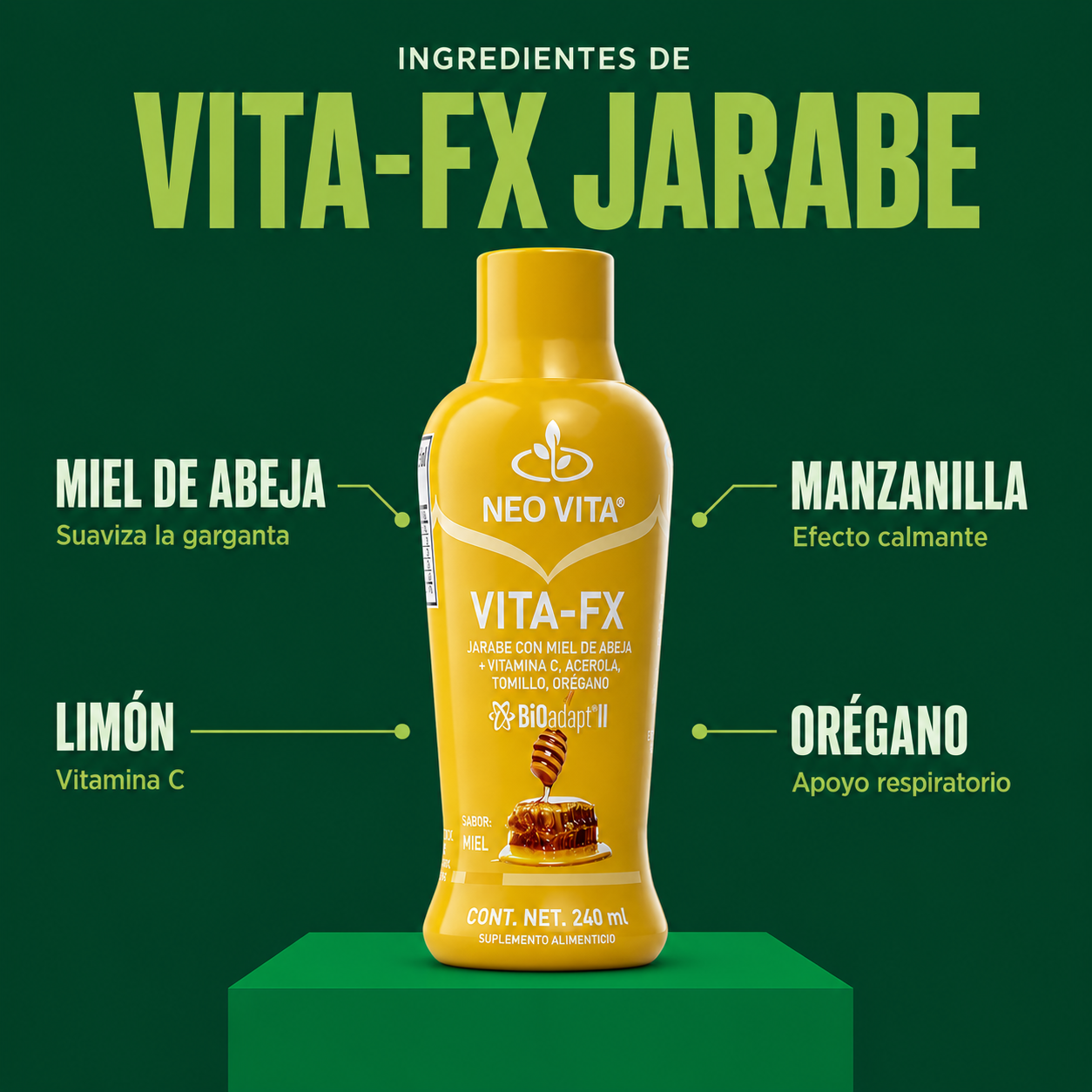 VITA-FX JARABE | Defensas y Vías Respiratorias
