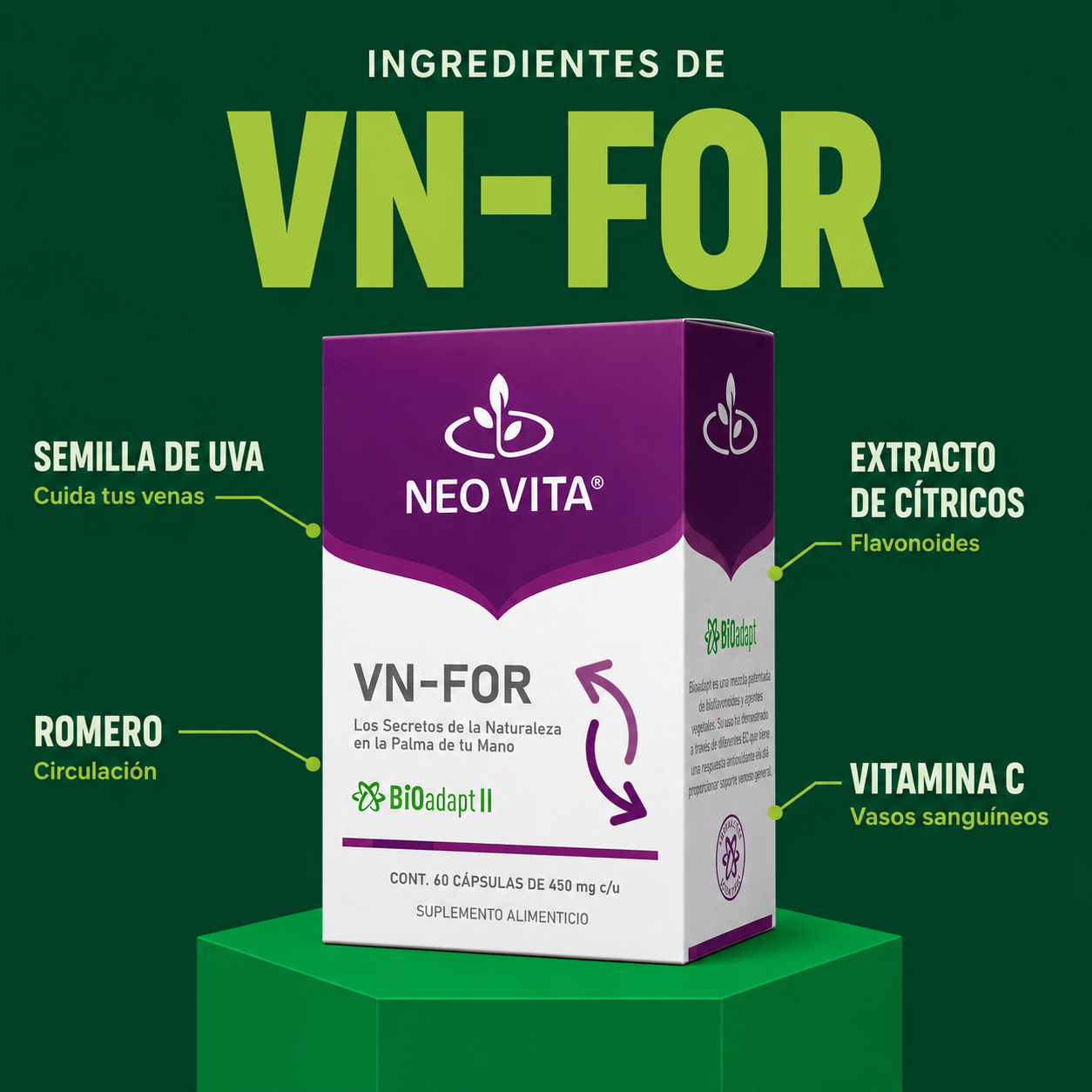 VN-FOR | Circulación y Alivio para Piernas Cansadas