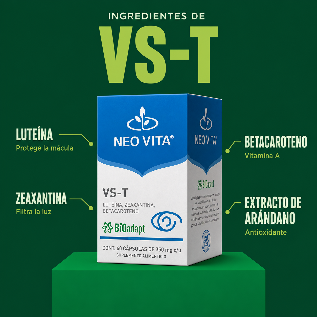 VS-T | Luteína y Vitaminas para la Salud Visual